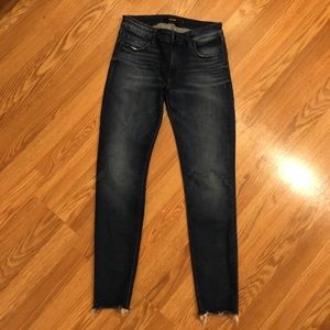 Hudson Krista Super Skinny dark wash‎ jeans sz 26